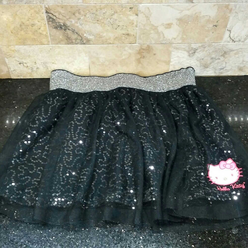 4 for $20 BUNDLE. HELLO KITTY Silver Sparkle Skirt
